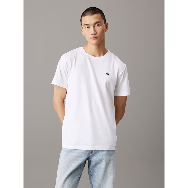 CALVIN KLEIN - Camiseta blanca con logo en la parte trasera Calvin Klein