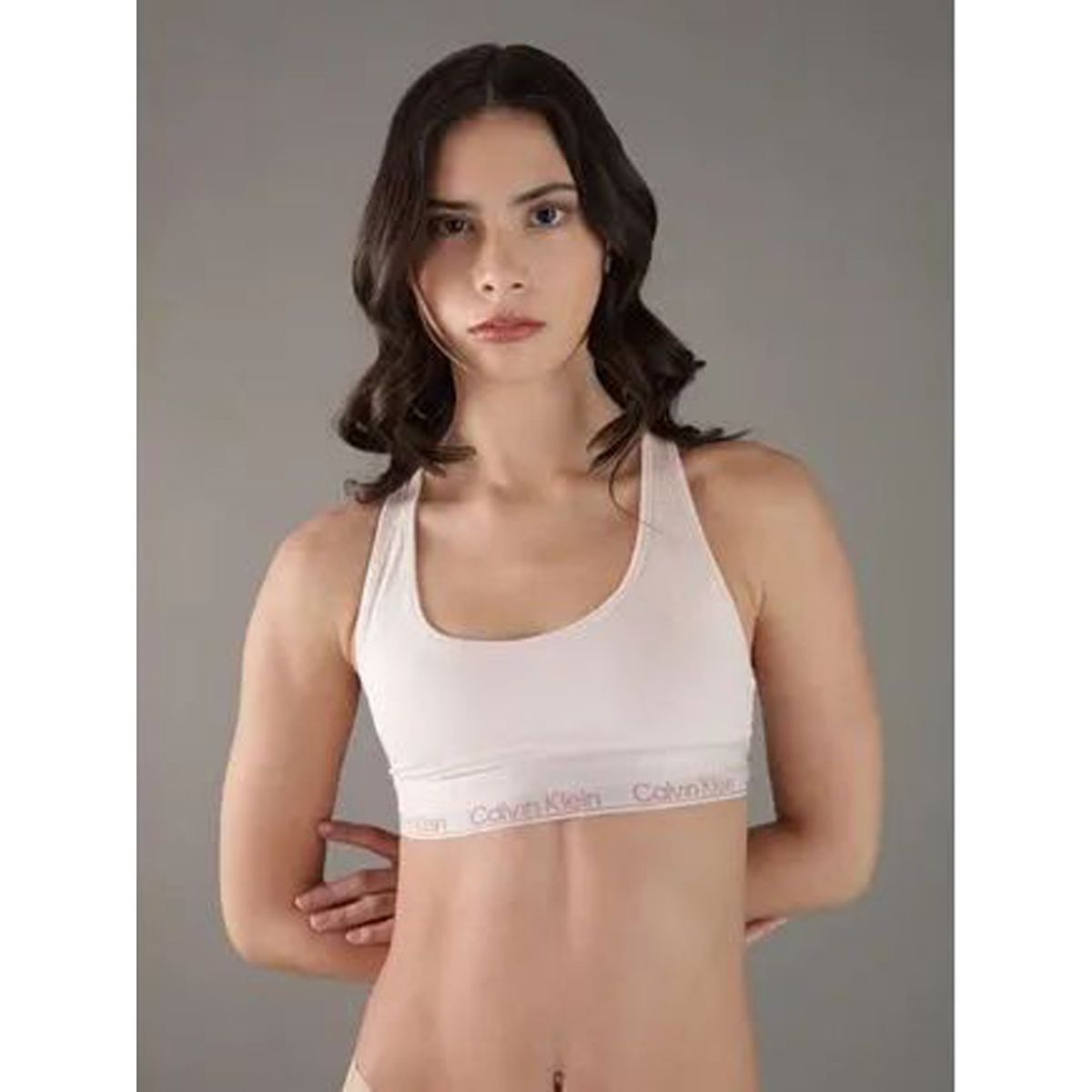 CALVIN KLEIN - Bralette rosado - modern cotton vday Calvin Klein