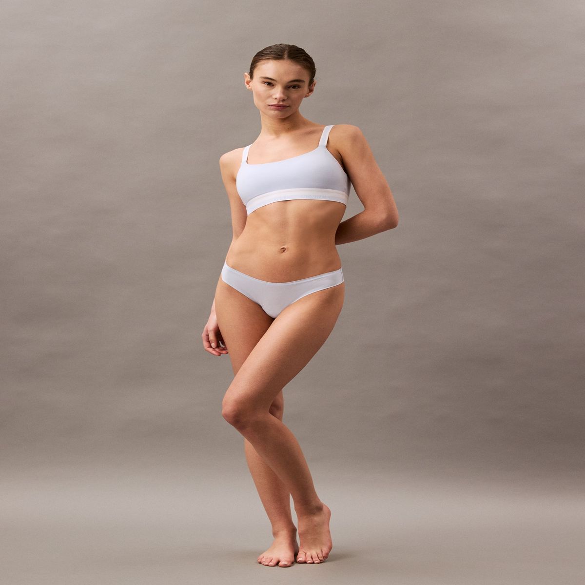 CALVIN KLEIN - Bralette celeste - Icon Modal Mesh Calvin Klein