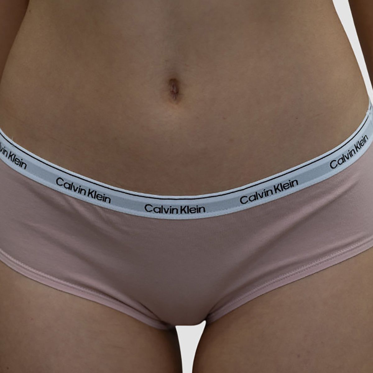 CALVIN KLEIN - Panty beige hipster - modern logo Calvin Klein