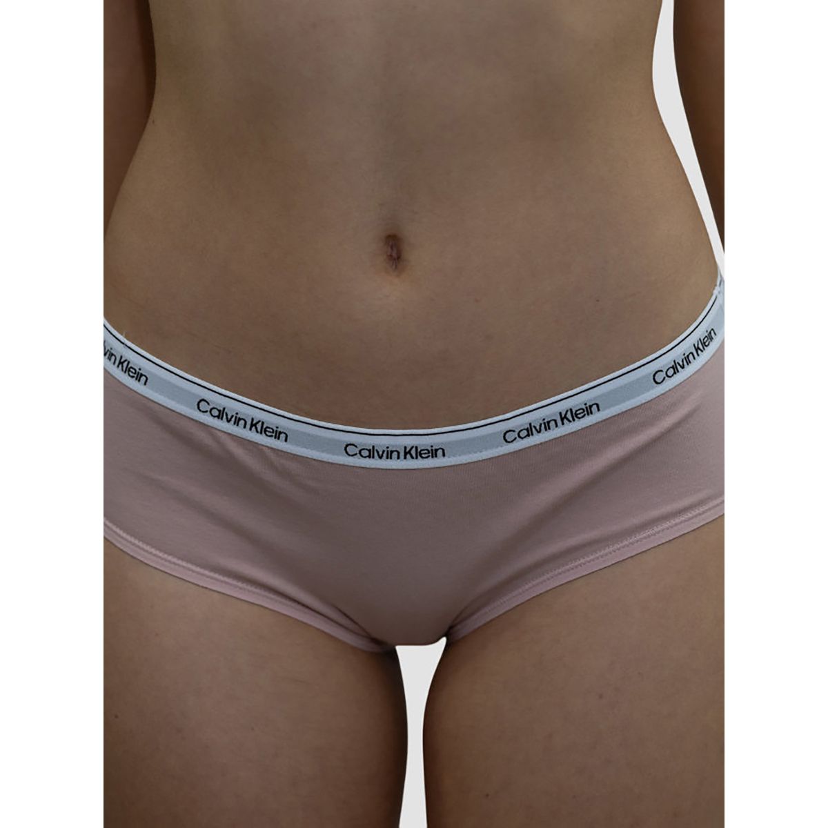 CALVIN KLEIN - Panty beige hipster - modern logo Calvin Klein