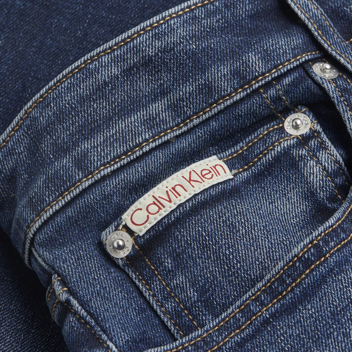 CALVIN KLEIN - Jeans azul slim de talle medio Calvin Klein