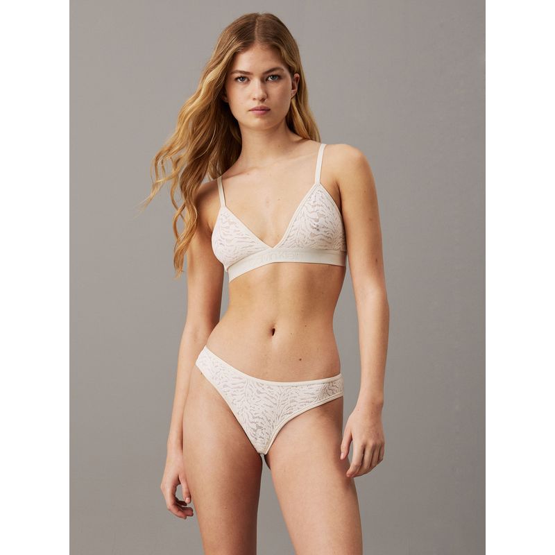 CALVIN KLEIN - Pantie beige de encaje - intrinsic Calvin Klein