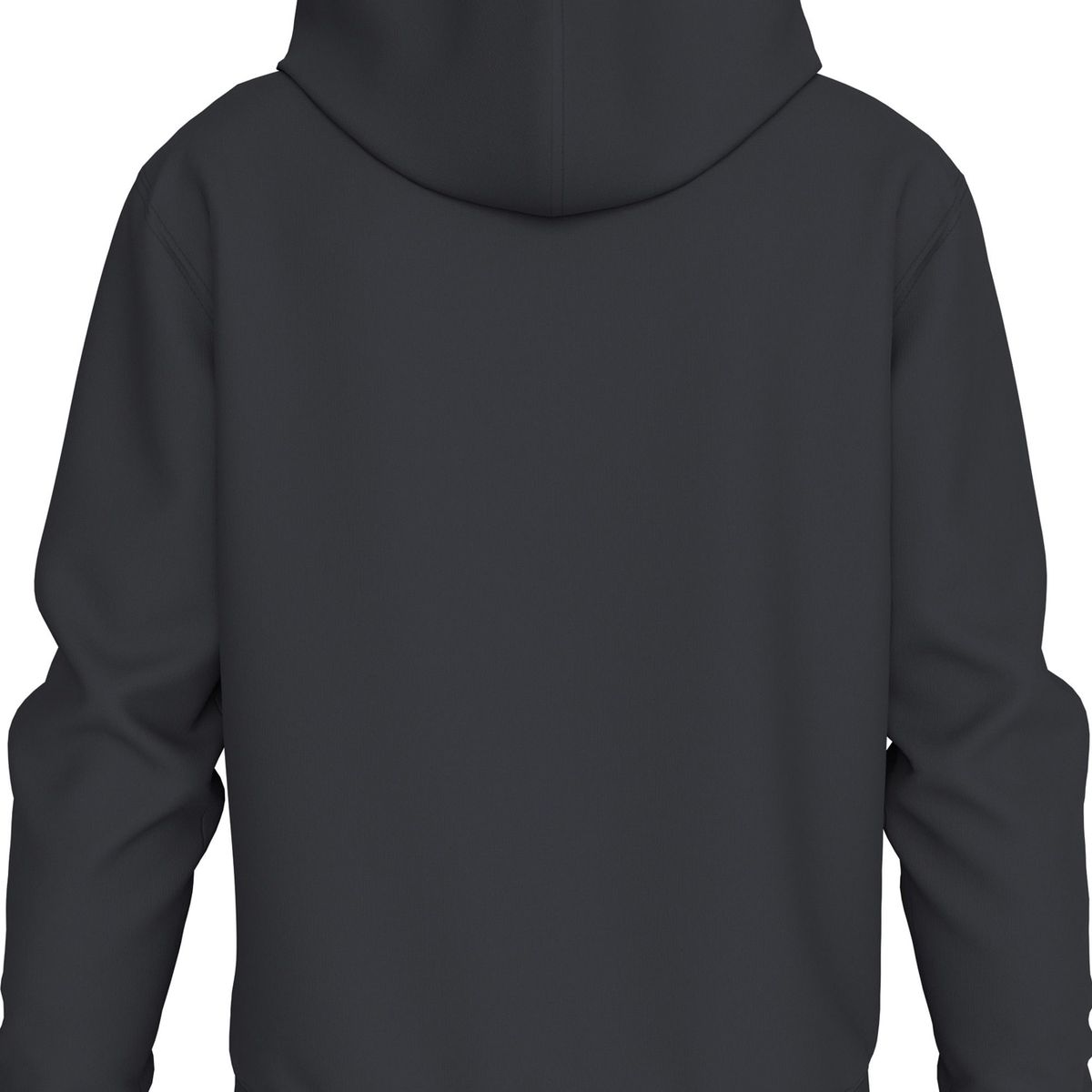 CALVIN KLEIN - Buzo negro con capota con monograma Calvin Klein