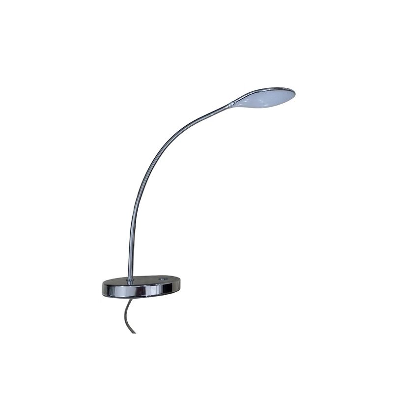 GENERICO - Lampara Luz Led Para Mesa De Oficina Plateada