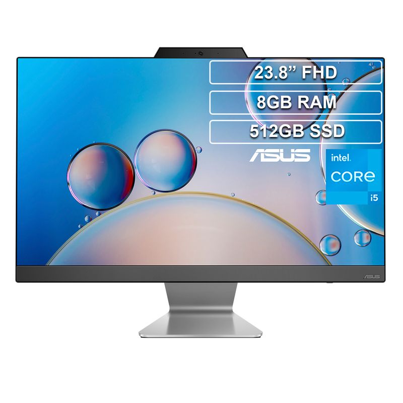 ASUS - Todo en uno AIO ASUS A3402 Core i5 1235U 8GB 512GB FHD 23.8