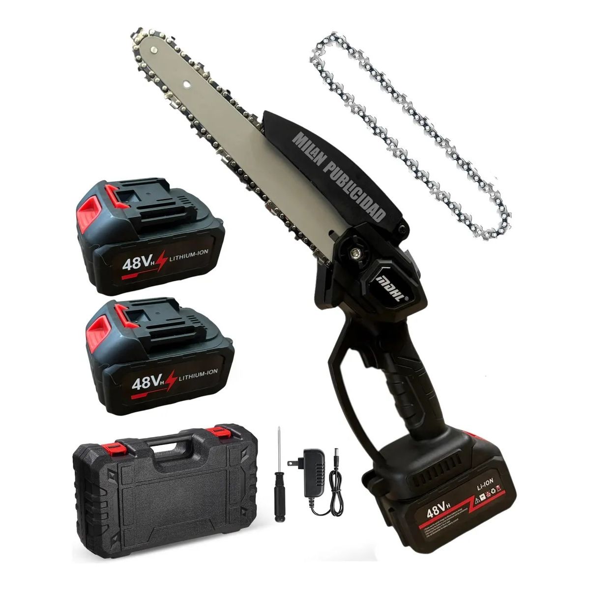 GENERICO - MINI SIERRA DE MANO CON BATERIÁS RECARGABLES