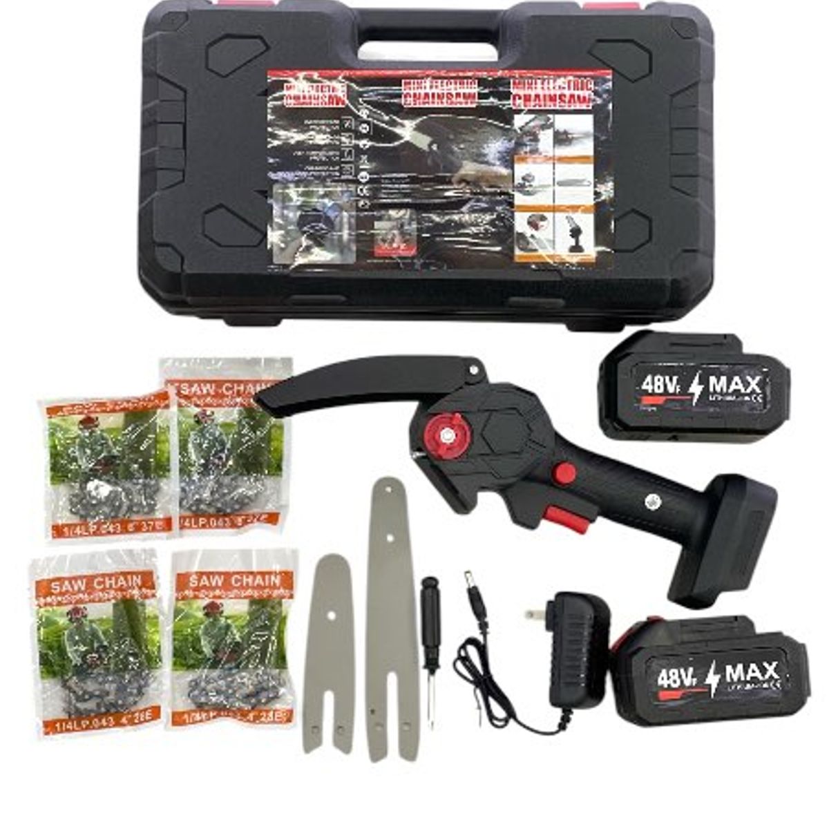GENERICO - MINI SIERRA DE MANO CON BATERIÁS RECARGABLES