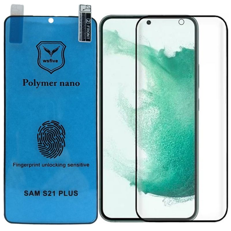 GENERICO - Polímero Brillante Protector Pantalla Compatible Con Samsung S21 Plus