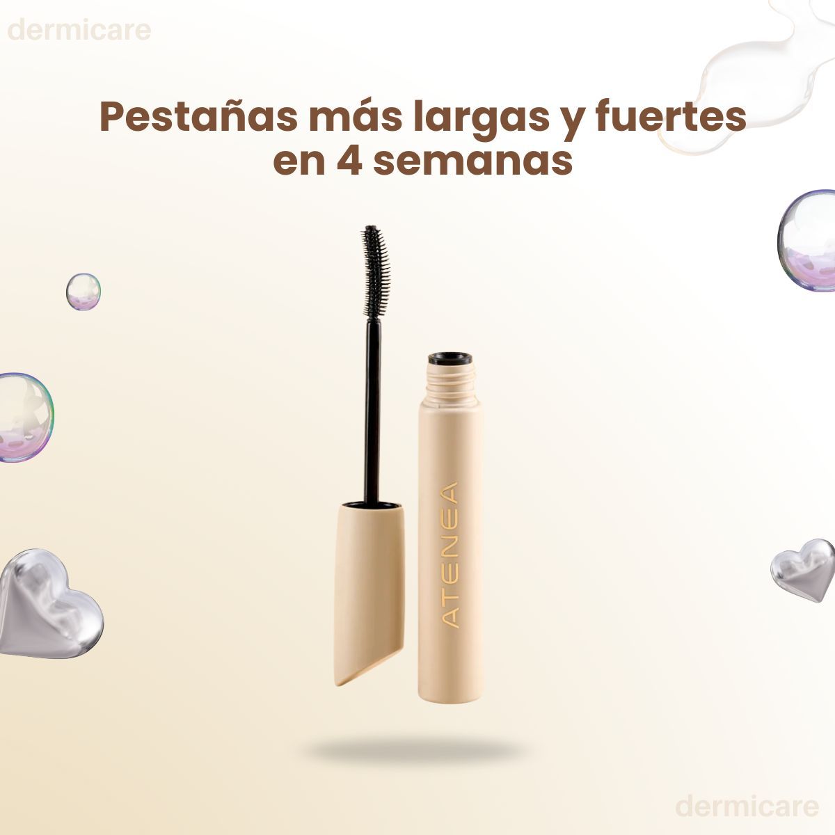 ATENEA - Pestañina Resistente Agua Atenea Pestañas que Resisten Todo
