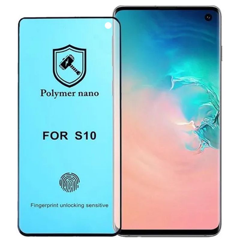 GENERICO - Polímero Brillante Protector Pantalla Compatible Samsung S10