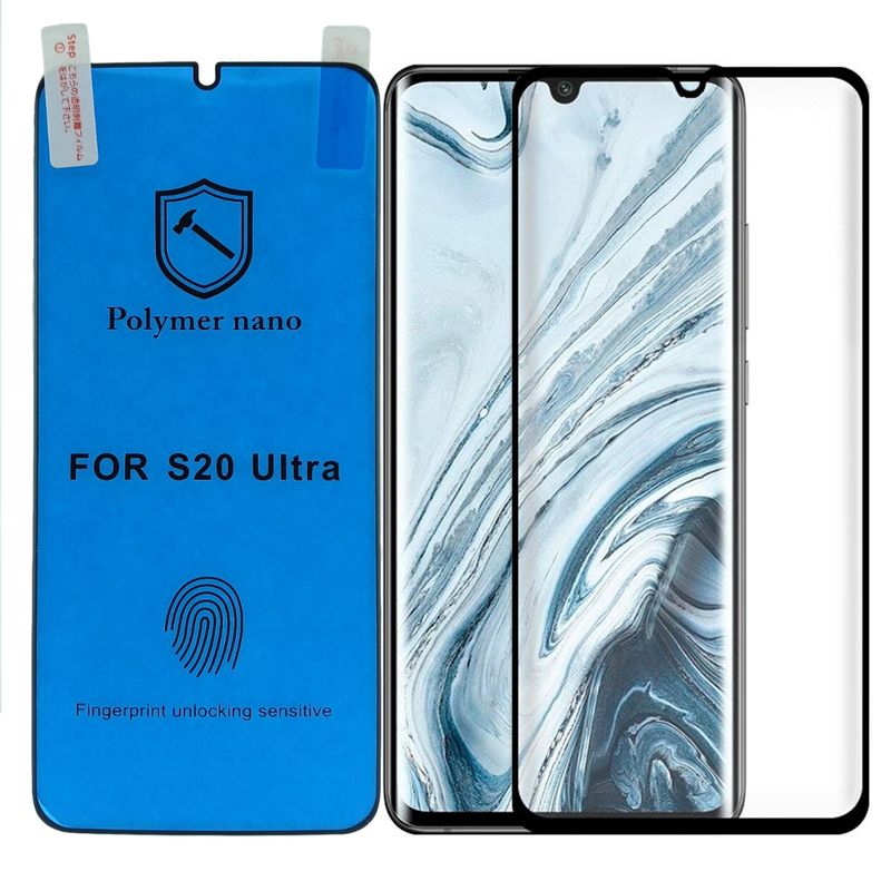 GENERICO - Polímero Brillante Protector Pantalla Compatible Samsung S20 Ultra