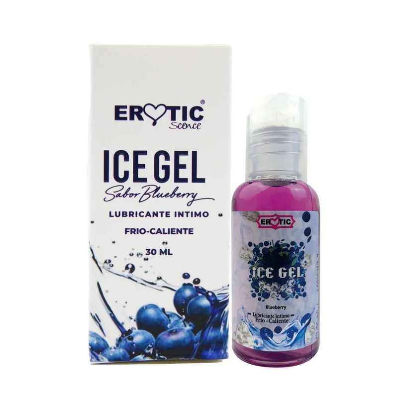 EROTIC - Lubricante Intimo Frio-Caliente Sabor Blueberry x 40 ml. By Erotic.