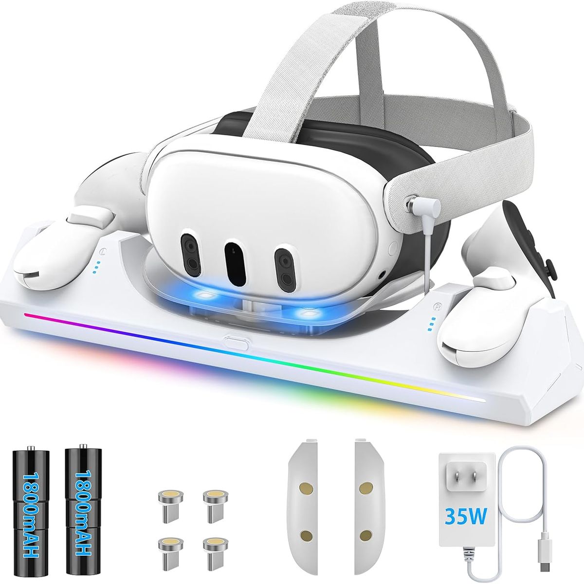 GENERICO - Base Soporte De Carga Para Meta Quest 3 3s Realidad Virtual