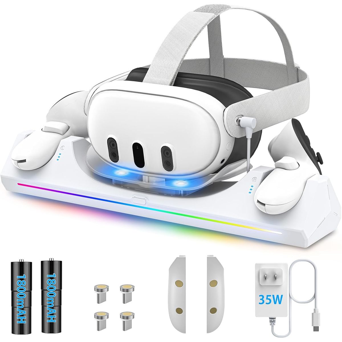 GENERICO - Base Soporte De Carga Para Meta Quest 3 3s Realidad Virtual