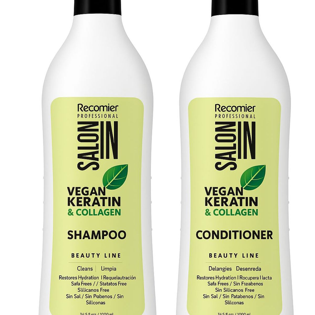 RECAMIER - Shampoo Acondicionador Recamier Vegan Keratin