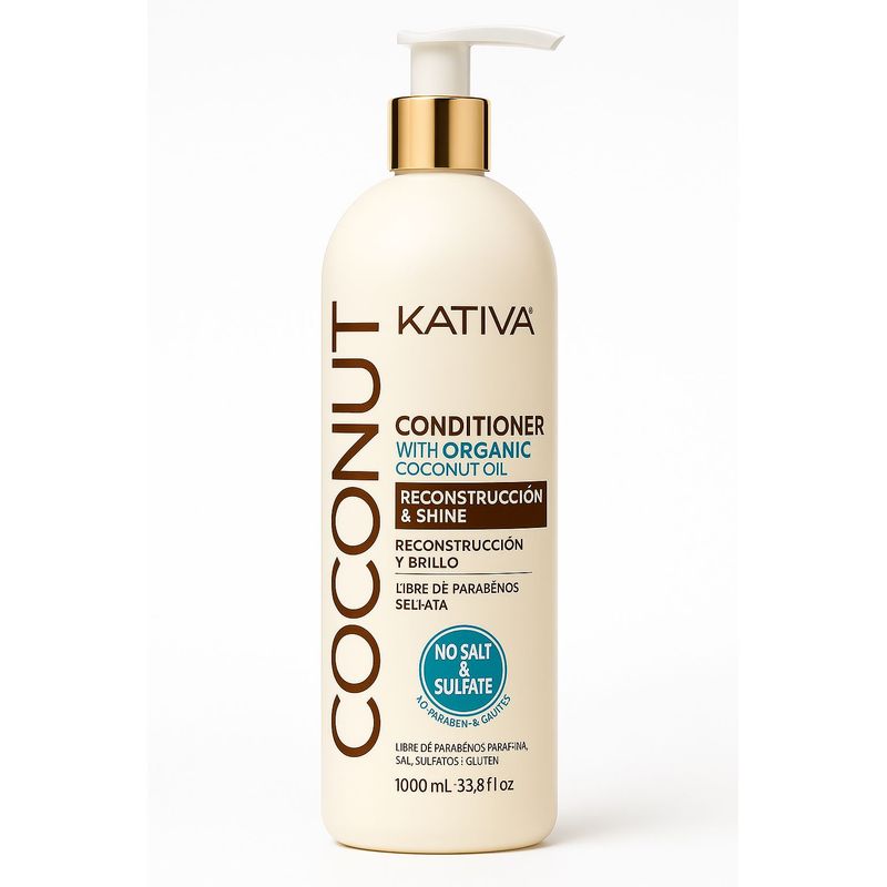 KATIVA - Acondicionador Kativa Coconut Cabello Dañado 1L