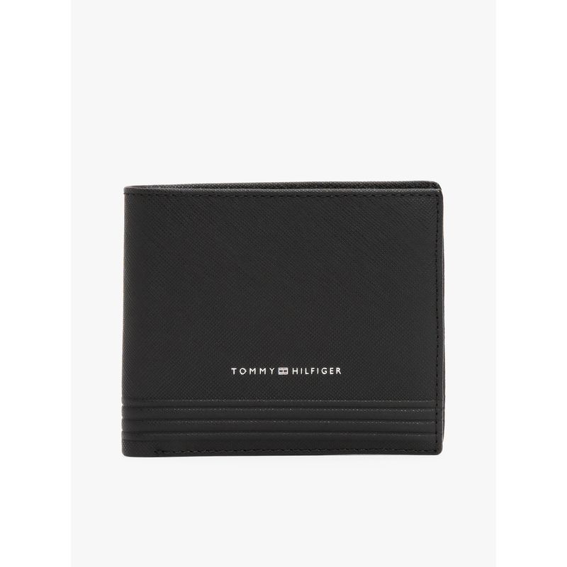 TOMMY HILFIGER - Billetera negra TH Business Tommy Hilfiger