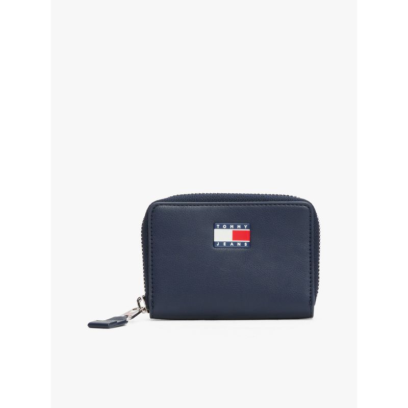 TOMMY HILFIGER - Billetera azul Essential con cremallera Tommy Hilfiger