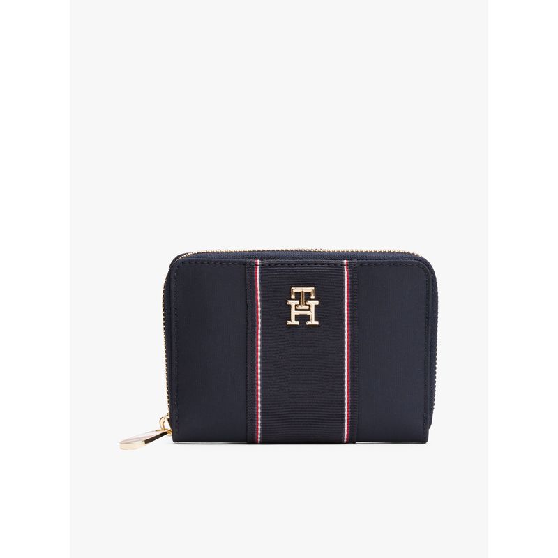 TOMMY HILFIGER - Billetera azul Corporate con cremallera Tommy Hilfiger