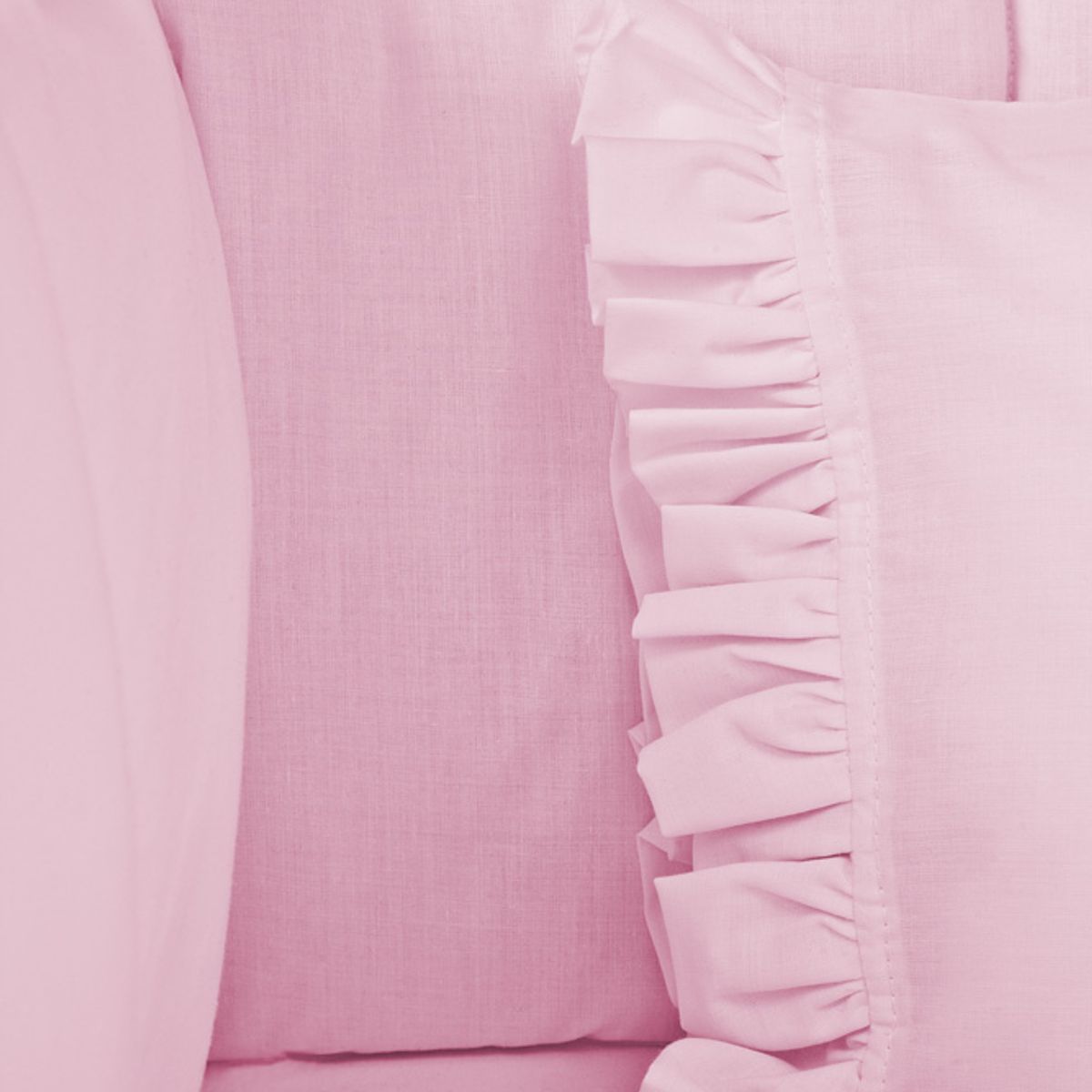 LILE - Juego de Sábanas Rosado Boleros para Cunas