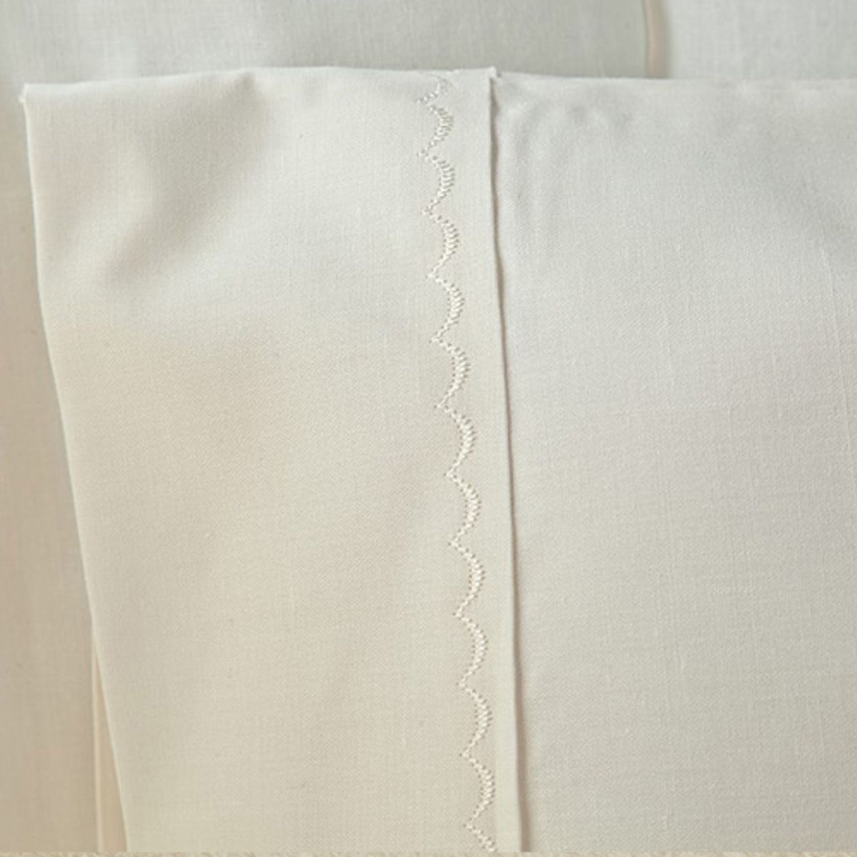 LILE - Juego de Sábanas Beige para Cunas Borde Beige