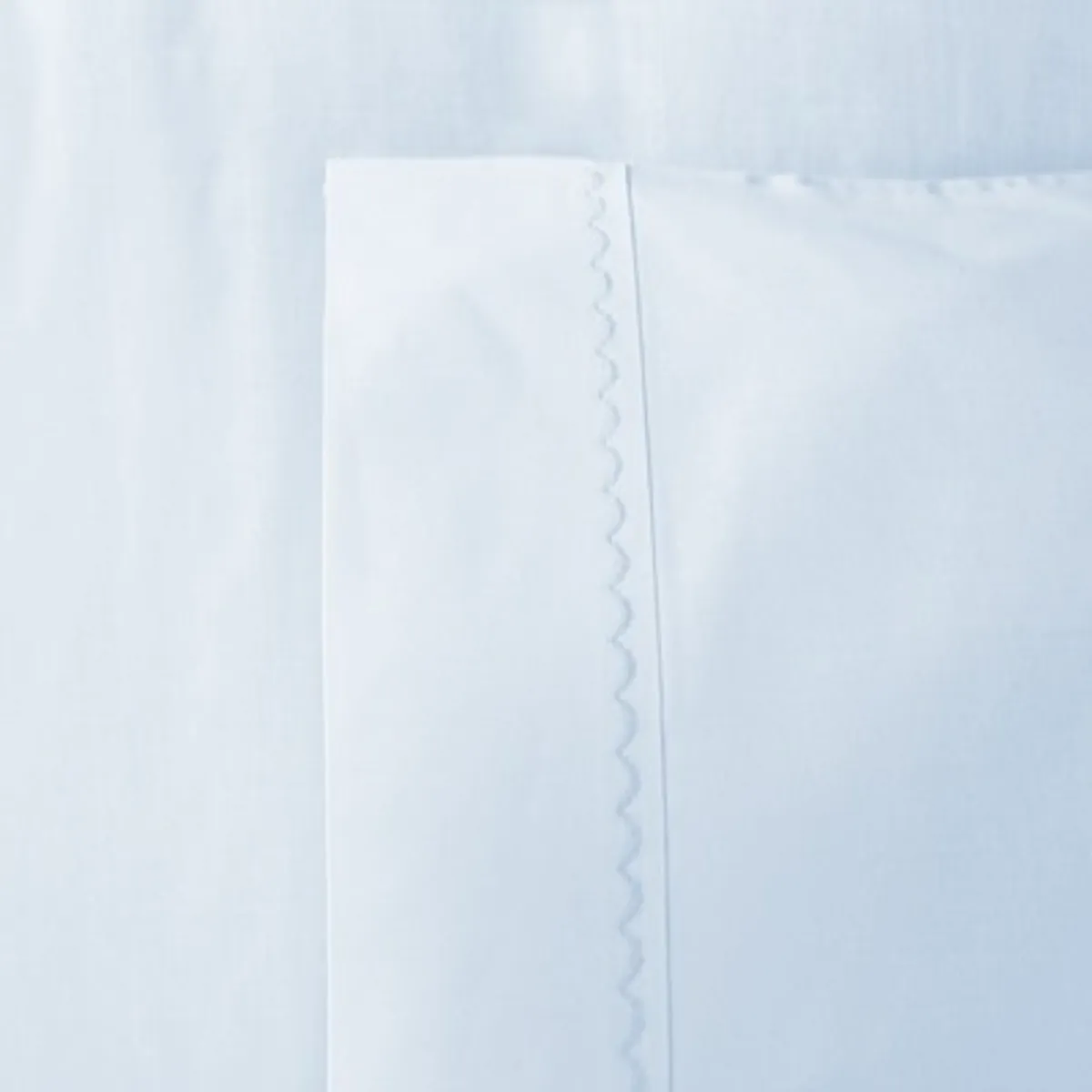 LILE - Juego de Sábanas Azul Cielo para Cunas Bordado Azul