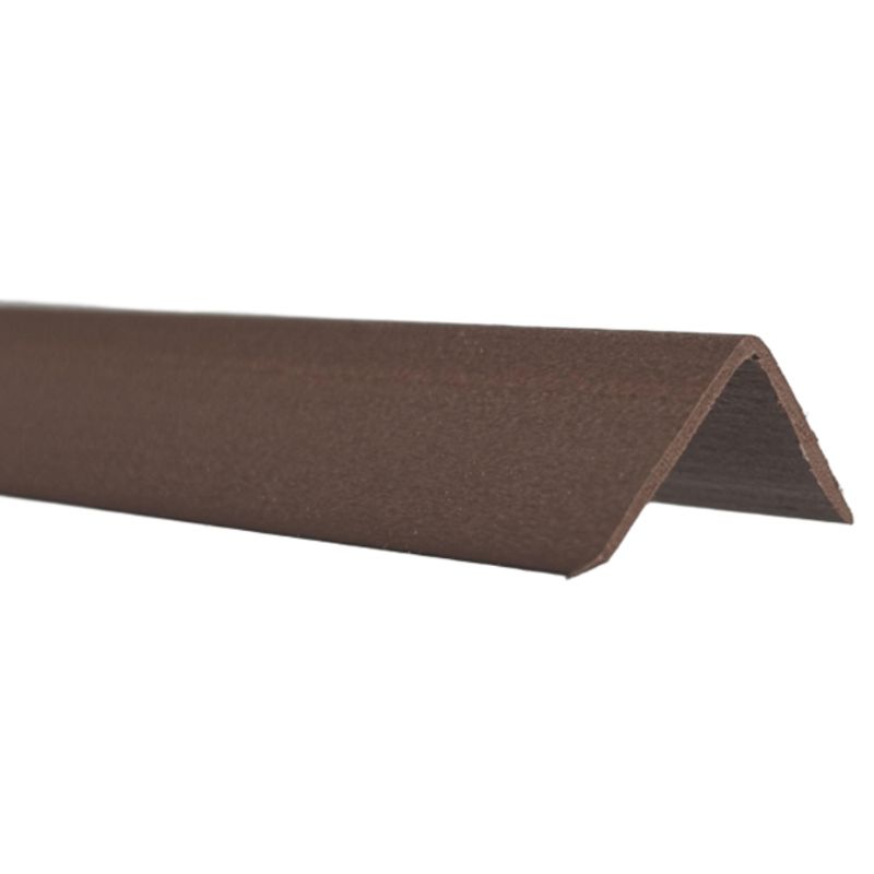 GENERICO - ESQUINERO PLÁSTICO PVC PARA PARED  - COLOR CAFÉ - UAP PERFILES - 10 UNIDADES POR PACK