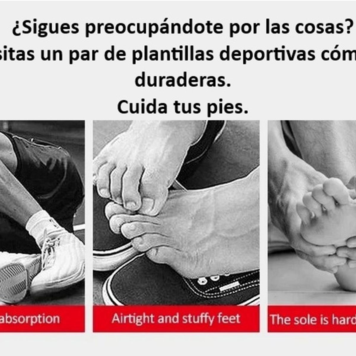 GENERICO - Plantillas Ortopédicas Huesos Soporte Arco Fascitis Plantal