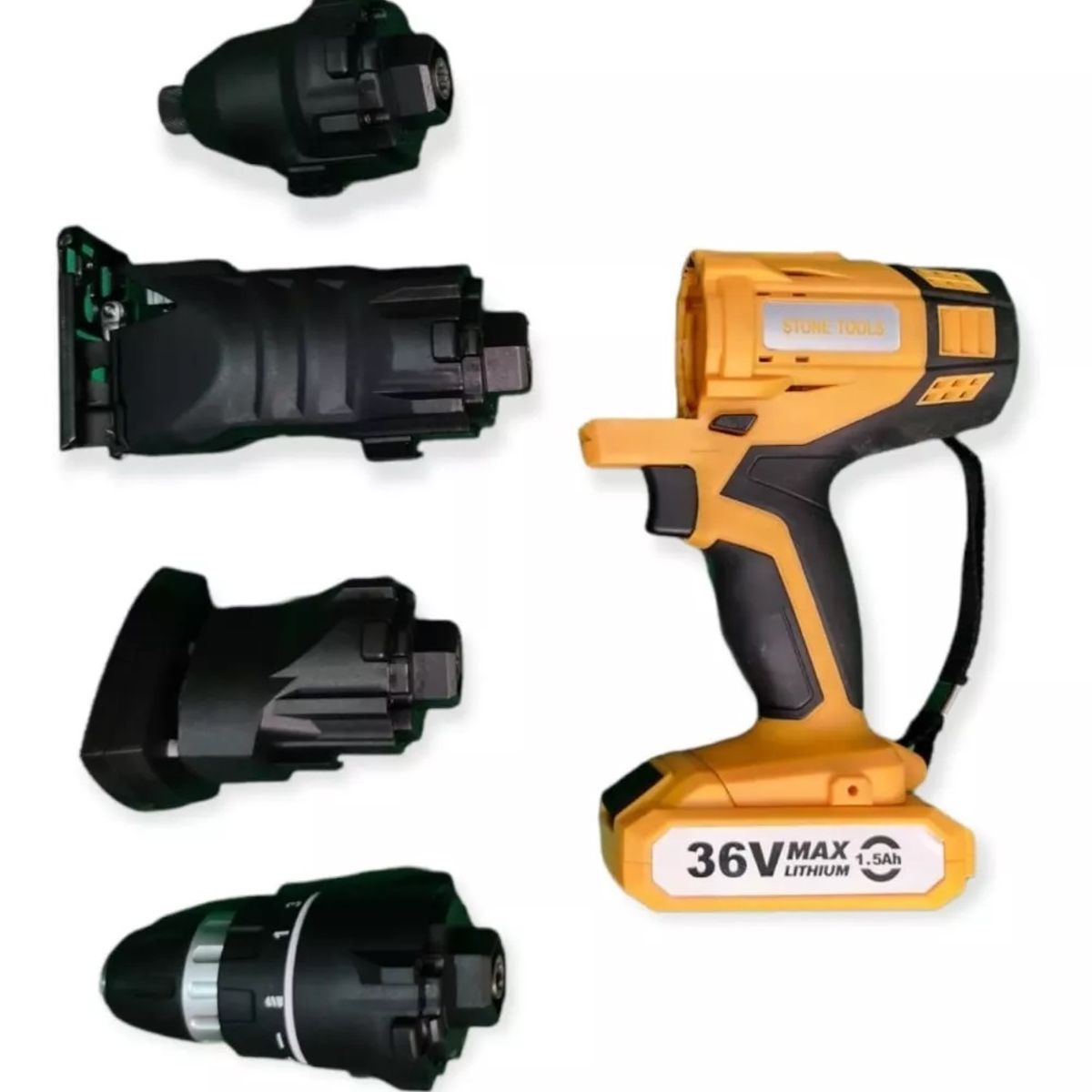 GENERICO - Kit taldro Multiherramienta 36v para uso prfesional 4 en 1