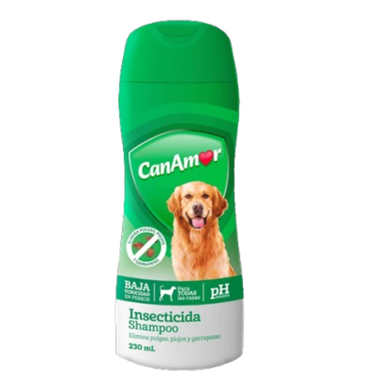 CANAMOR - Shampoo insecticida para perros 230 ml