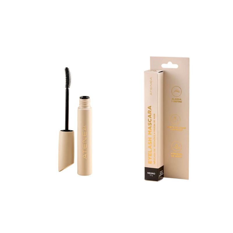 GENERICO - Pestañina X2 Lavable + Waterproof Atenea Cuidado Resistencia