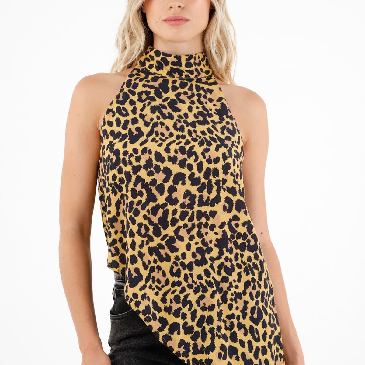 TENNIS - Camisa con diseño de animal print para mujer