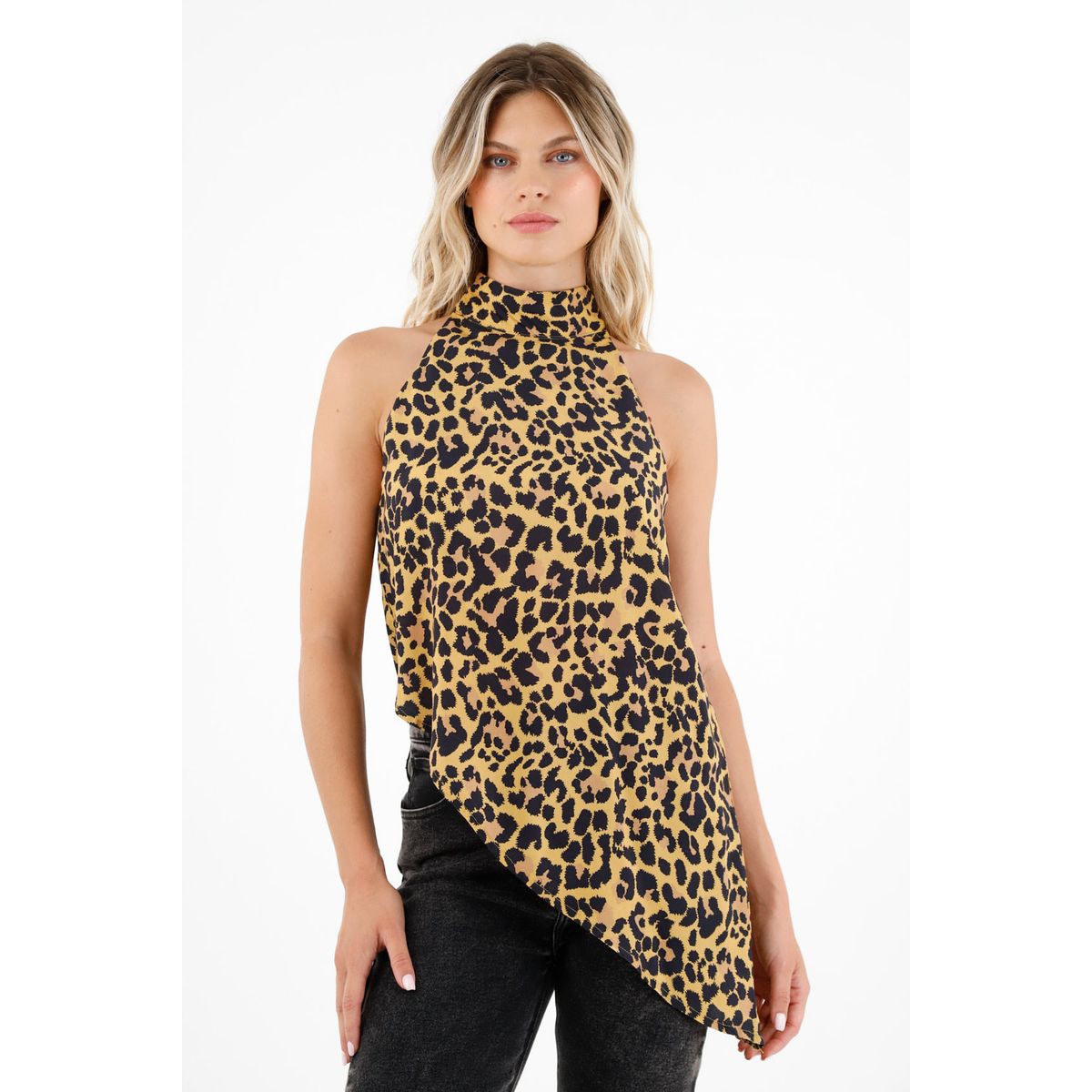 TENNIS - Camisa con diseño de animal print para mujer