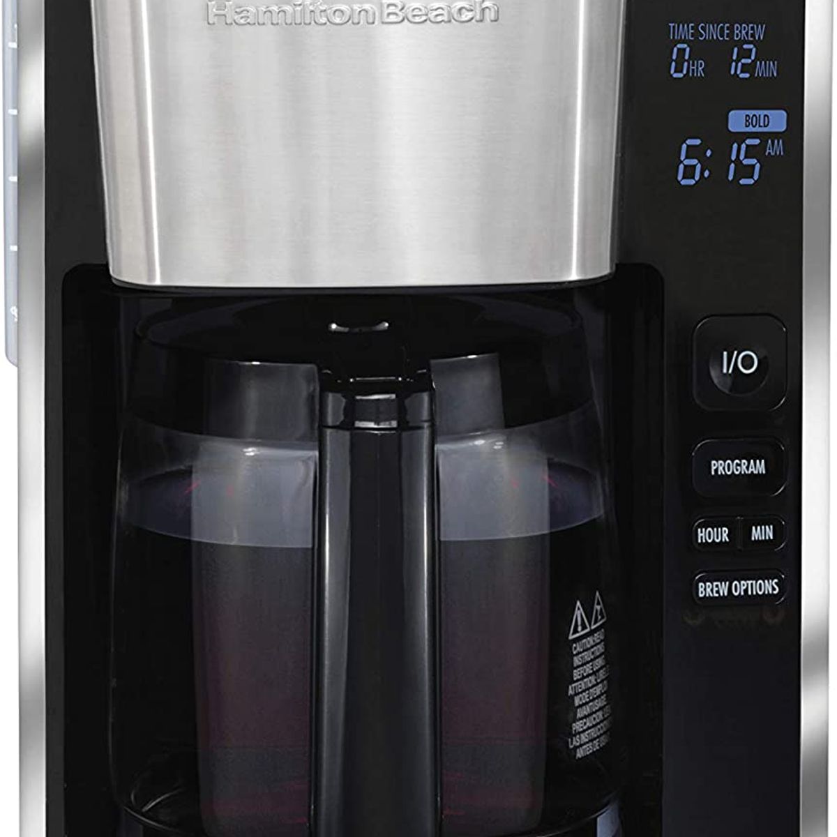HAMILTON BEACH - Cafetera Programable 12 Tazas Frontfill Hamilton Beach 46321