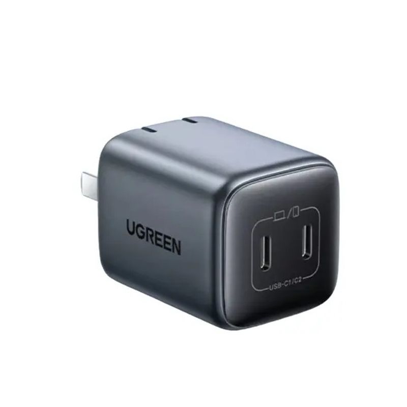 UGREEN - Cargador Ugreen 45W Nexode 2 Puertos USB-C Carga Rápida GaN