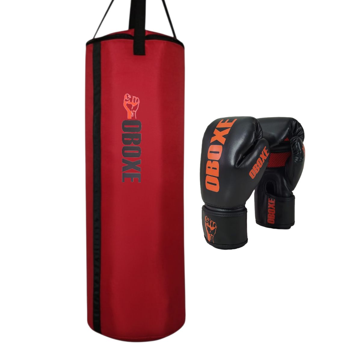 GENERICO - Saco De Boxeo 120 Cm X 34 Cm Tula Profesional Mma + Par Guantes Pro