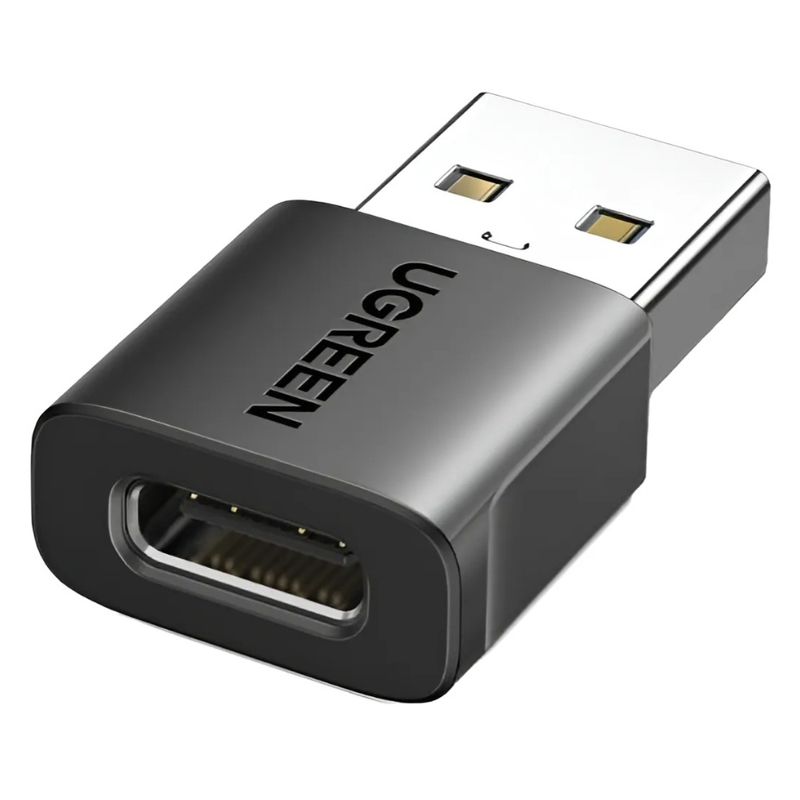 UGREEN - Adaptador USB 3.1 Macho A USB-C Hembra Datos 10Gbps OTG 18W