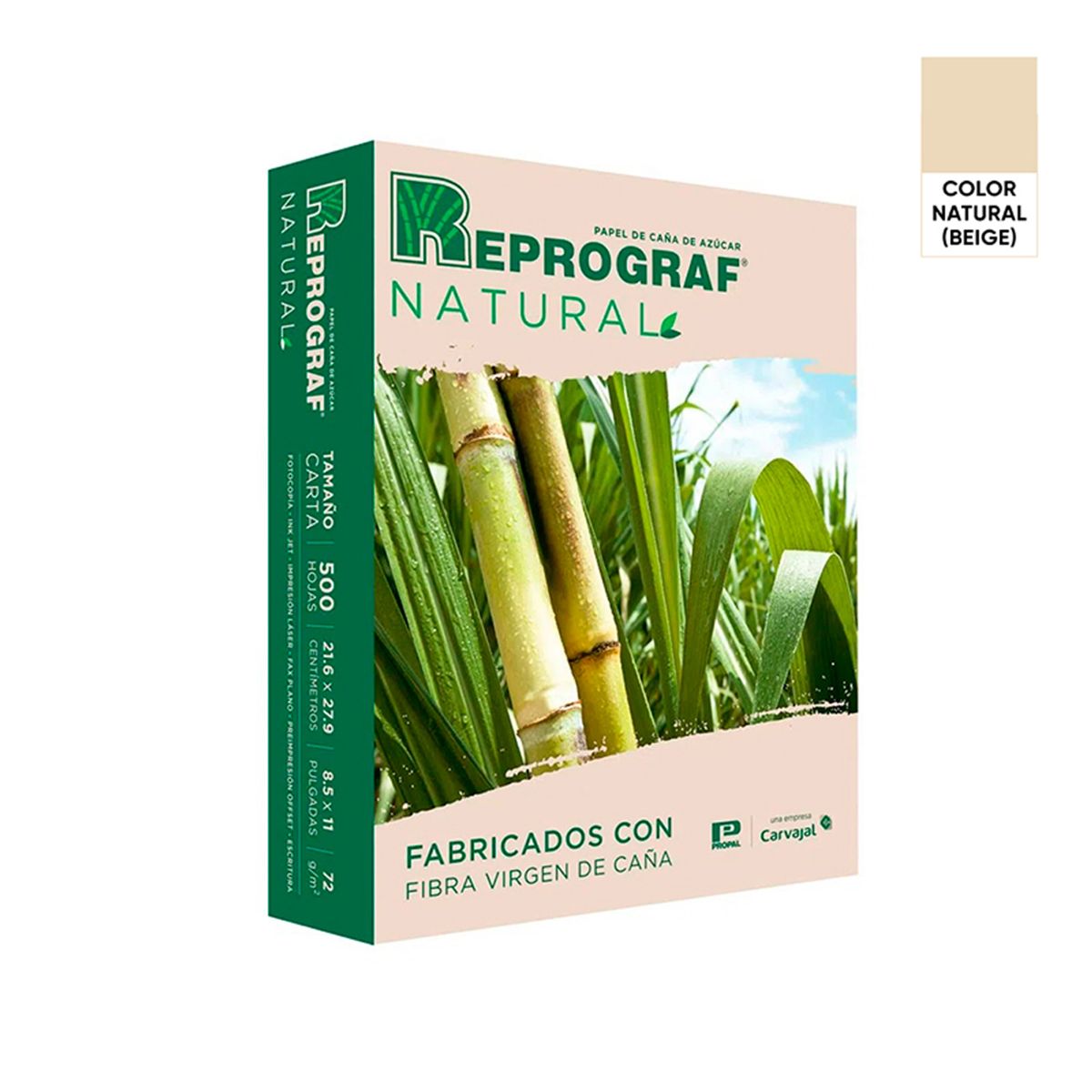 REPROGRAF - Resma Papel Ecológico Carta Reprograf X 500 Unidades