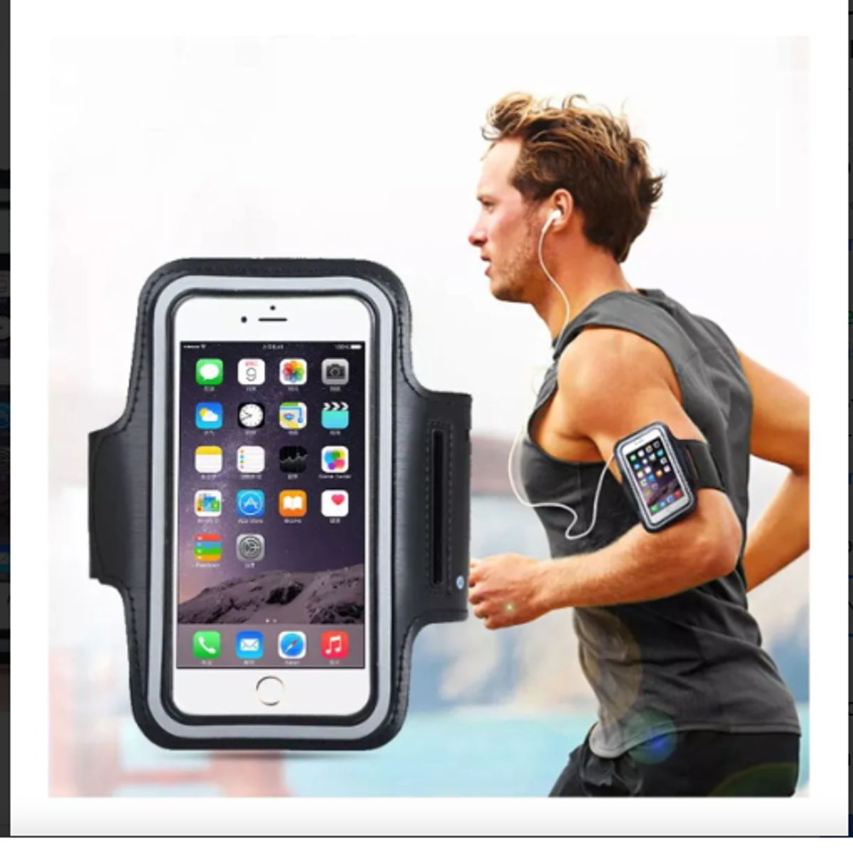 GENERICO - Soporte Celular brazalete brazo para deporte