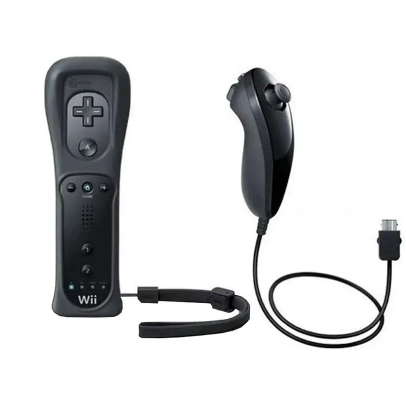GENERICO - Control Remoto Y Nunchuck Compatible Wii Wii U