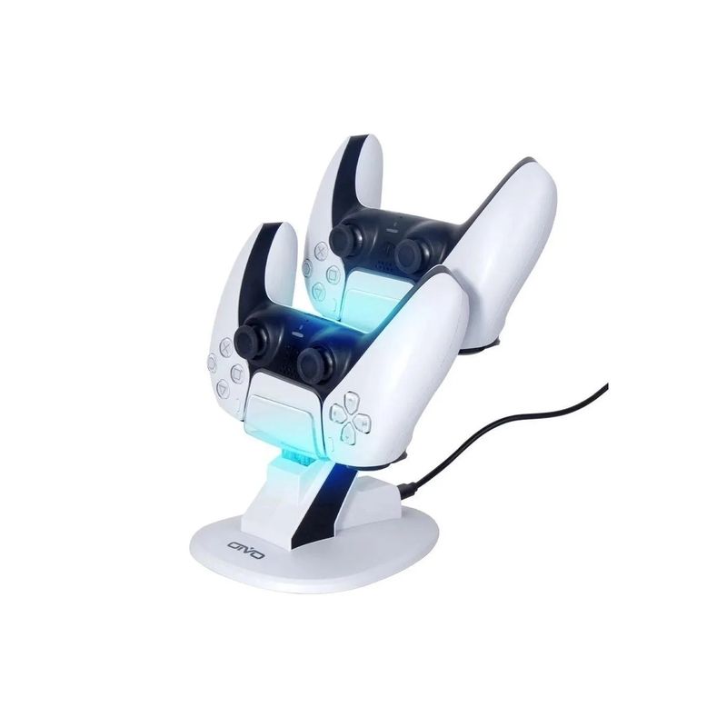 GENERICO - Cargador de doble base compatible con Dualsense Ps5