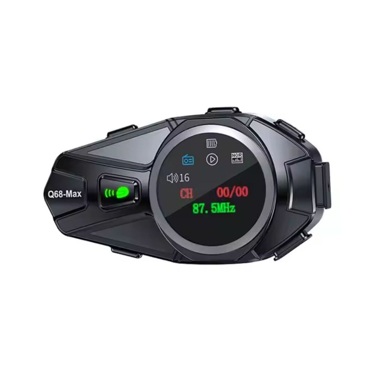 GENERAL - INTERCOMUNICADOR BLUETOOTH Q68MAX COMPARTE TU MÚSICA FAVORITA MIENTRAS HABLAS