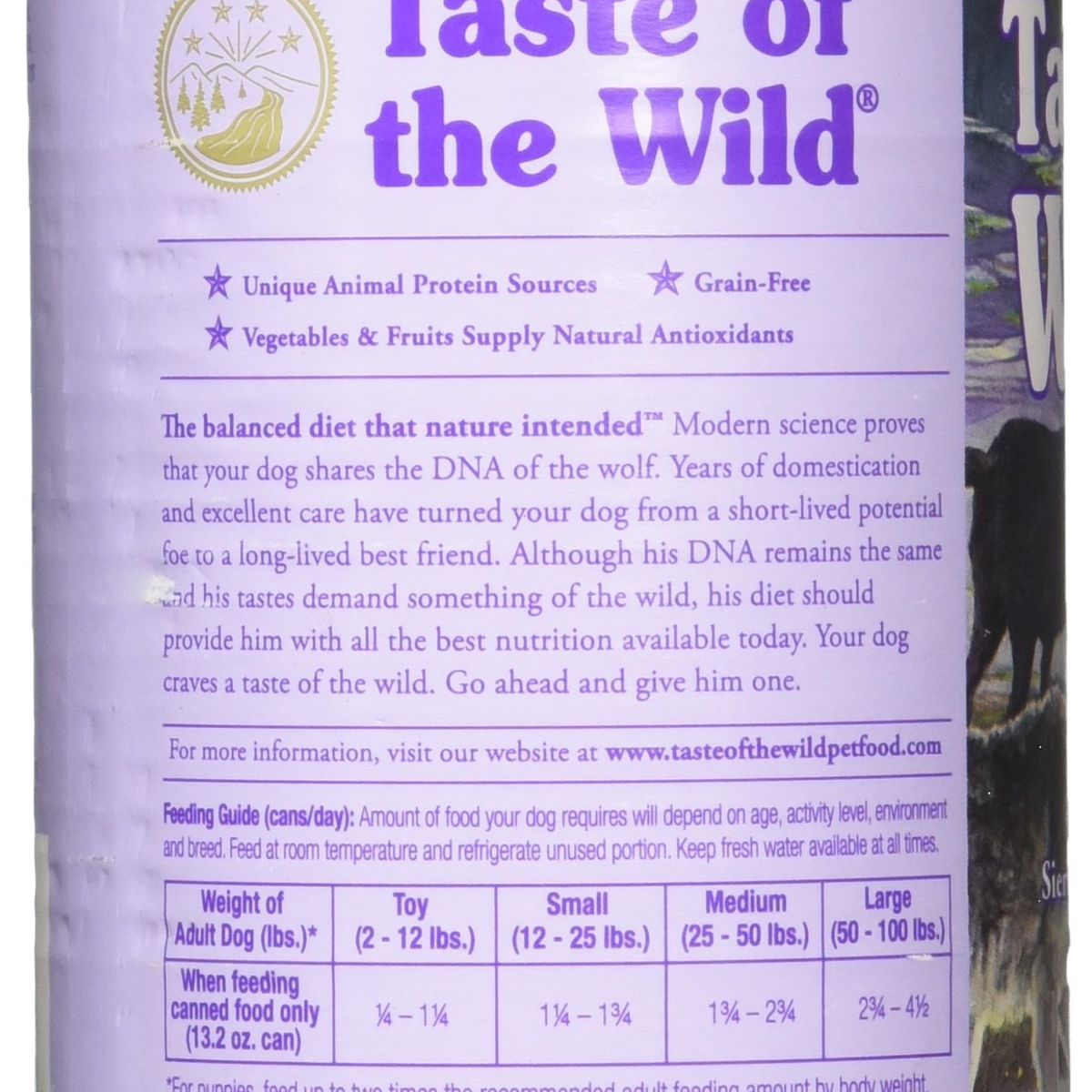 TASTE OF THE WILD - aste of the Wild Sierra Mountain Lata 13.2 oz