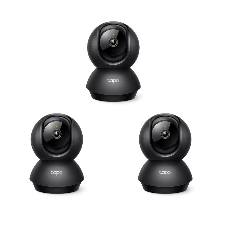 TP LINK - Cámara de seguridad TP-link Tapo C201 360 FHD x 3 Unidades