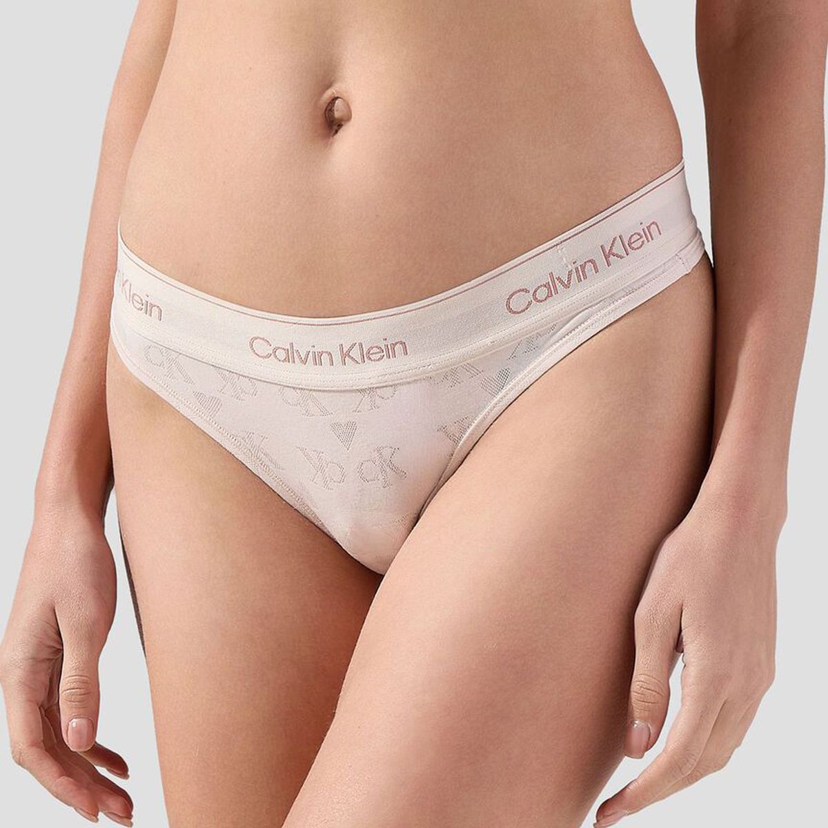 CALVIN KLEIN - Tanga rosada - Modern cotton vday Calvin Klein