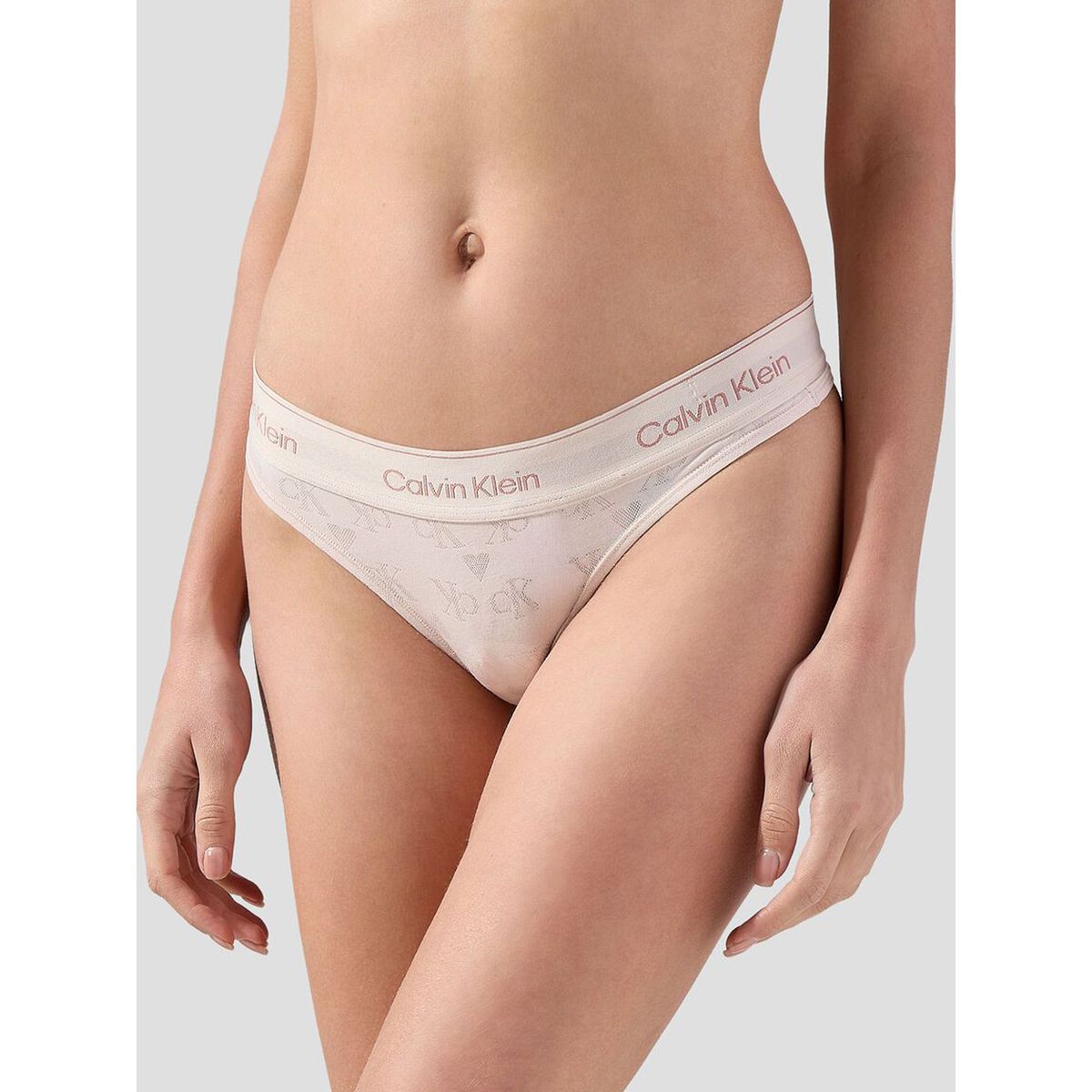 CALVIN KLEIN - Tanga rosada - Modern cotton vday Calvin Klein