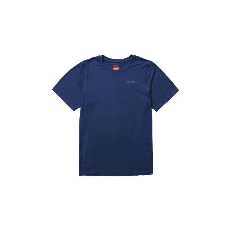MERRELL - Camiseta Hombre MERRELL TENCEL TEE Azul MERRELL