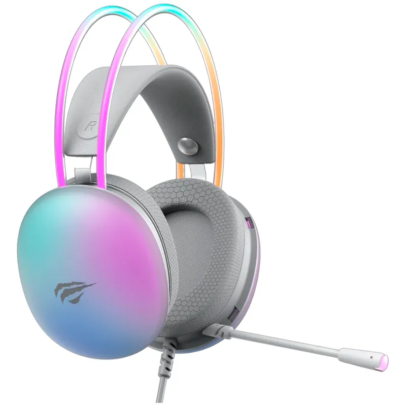 HAVIT - Diadema Gamer Havit Gamenote Rgb Blanco