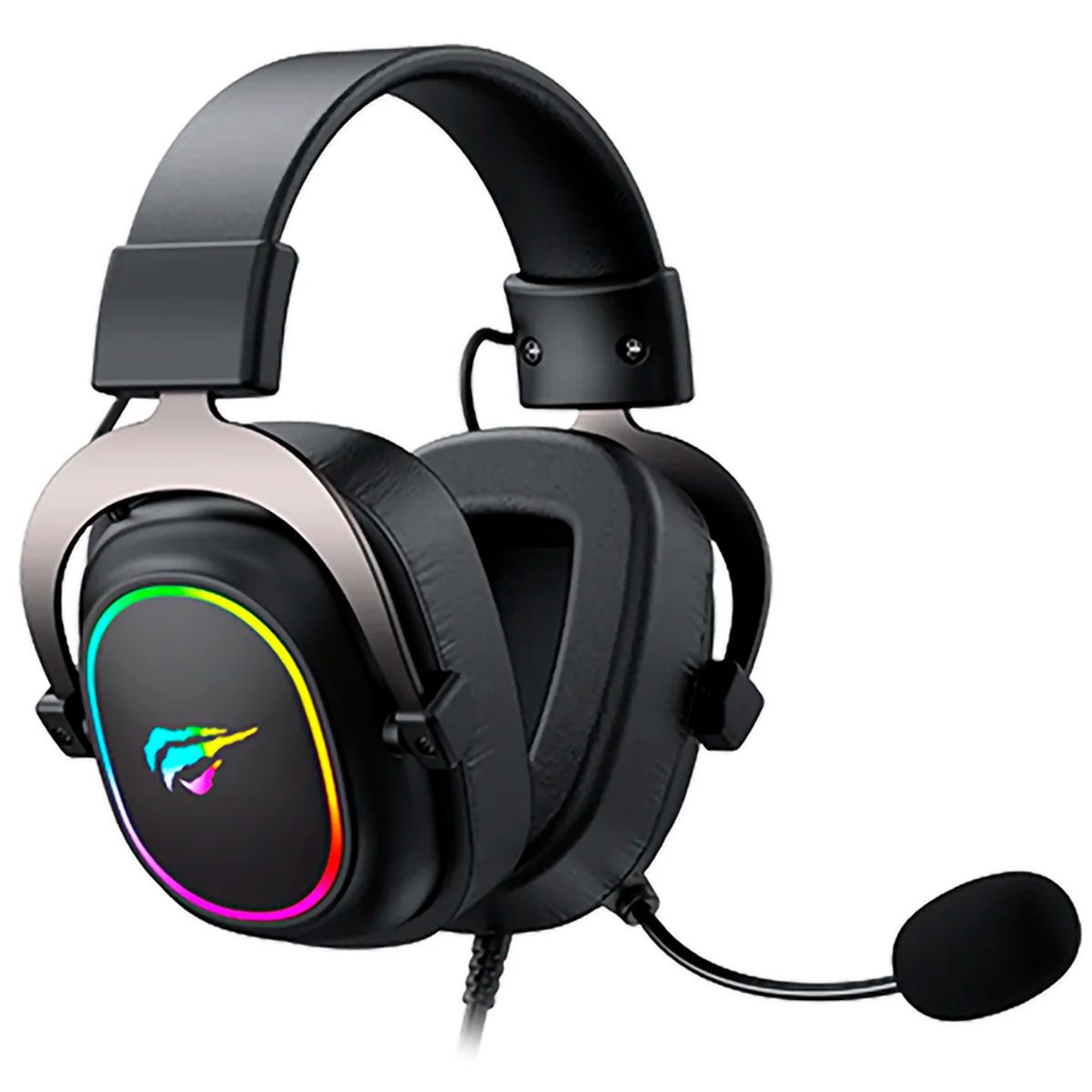 HAVIT - Diadema Gamer Havit H2002r Profesional Negra 7.1 Rgb